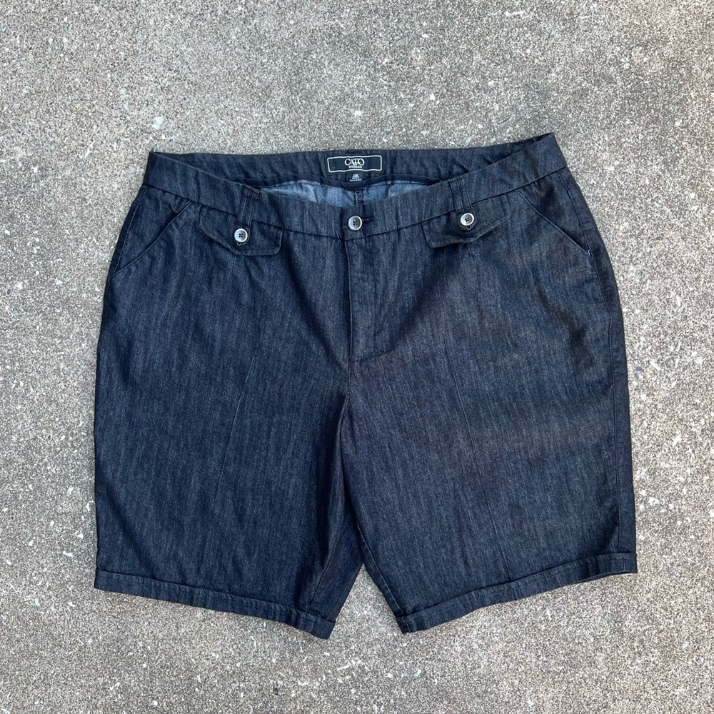 CATO Black Jean Shorts